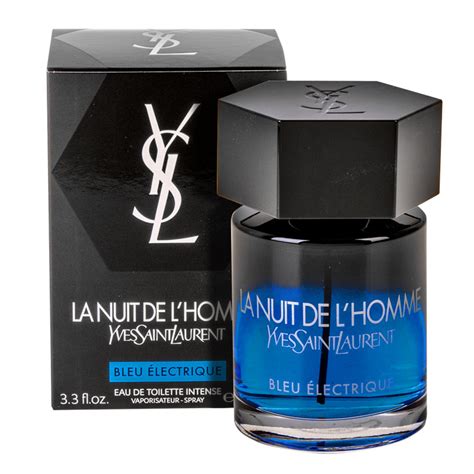 yves saint laurent ysl la nuit de l'homme bleu electrique|la nuit de l'homme price.